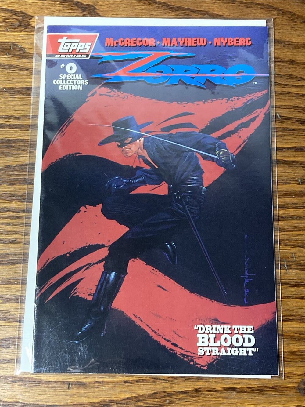 Zorro # 0 NM 1st Print Topps Comic Book Special Collectors Edition
